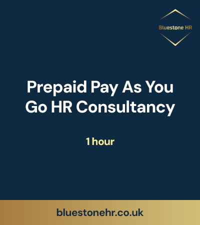 Prepaid pay as you go HR consultancy - 1 hour